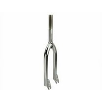 Alta Bicycle Steel Bicycle Chrome BMX Steel Forks, 1" Treaded, (20")