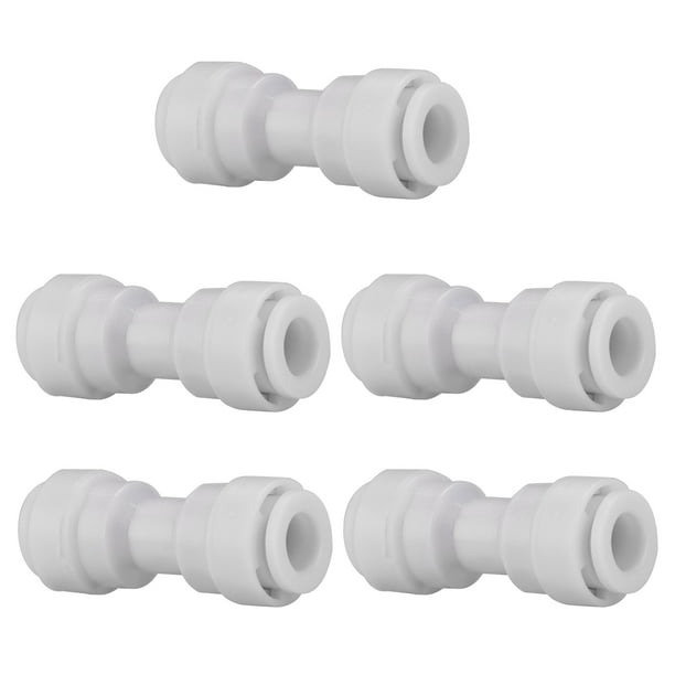 5pcs 1/4 Inch Straight Tube Quick Connector Water Filter Fittings Quick