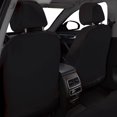 thumbnail image 3 of Fundas de asiento de coche Flying Banner de poliéster, parte delantera y trasera, negras, 3 of 8