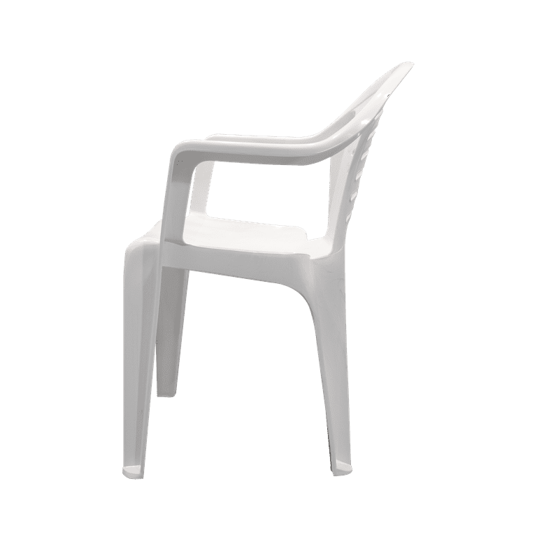 Sanchia White Plastic Chair for Adults