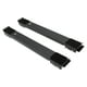 thumbnail image 4 of 2 piezas de rodillos para muebles y electrodomésticos de acero con capacidad de carga de 300 kg, base móvil extensible para lavavajillas, color negro, 4 of 15
