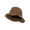 Pecan, variant on Top Headwear Men's Stitched Brim Safari Wool Hat, BURGUNDY