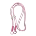 thumbnail image 3 of Correa para guantes de esquí, bandolera para teléfono, portátil, trenzada y anudada, ajustable Rosa, 3 of 7
