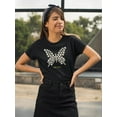 thumbnail image 2 of Butterfly Daisy Free Soul T-Shirt Women -Image by Shutterstock, Female Large, 2 of 4