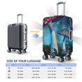 thumbnail image 6 of Balery Luggage Cover Fantasy Mushrooms Print Suitcase Covers for Luggage Elastic Washable Suitcase Protector Fits 18-32 Inch Luggage-Small, 6 of 9