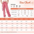 thumbnail image 7 of Rolanko Girls Cargo Pants Wide Leg Loose Cargo Trousers with Pockets Streetwear Kids Pants 4-15 Years, 7 of 7