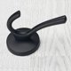 thumbnail image 4 of 4 Pack Double Robe Hook Heavy Duty Towel Coat Hooks Wall Mounted in Matte Black, 4 of 4