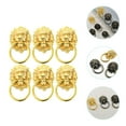 thumbnail image 2 of 6 Pcs Mini Bouton Boîte à Bijoux Forme Tête de Lion Mini Bouton de Commode Bouton d'Armoire, 2 of 8