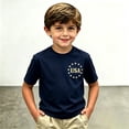 thumbnail image 2 of Ruiwill 4Th Of July Toddler Boys Shirts Independence Day Letter Print Short Sleeve Crew Neck Summer Patriotic Casual Boys Tees Size 12-13 Years Navy, 2 of 4