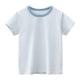 thumbnail image 1 of Camiseta de manga corta a rayas para niño REDARER: camiseta clásica de cuello redondo para uso diario, talla 2-3 años, 1 of 2