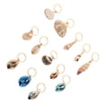 thumbnail image 4 of MasteelfCA 13Pcs Hair Jewelry Rings Decorations Pendants Hair Braid Rings DIY Shell Charms, 4 of 9