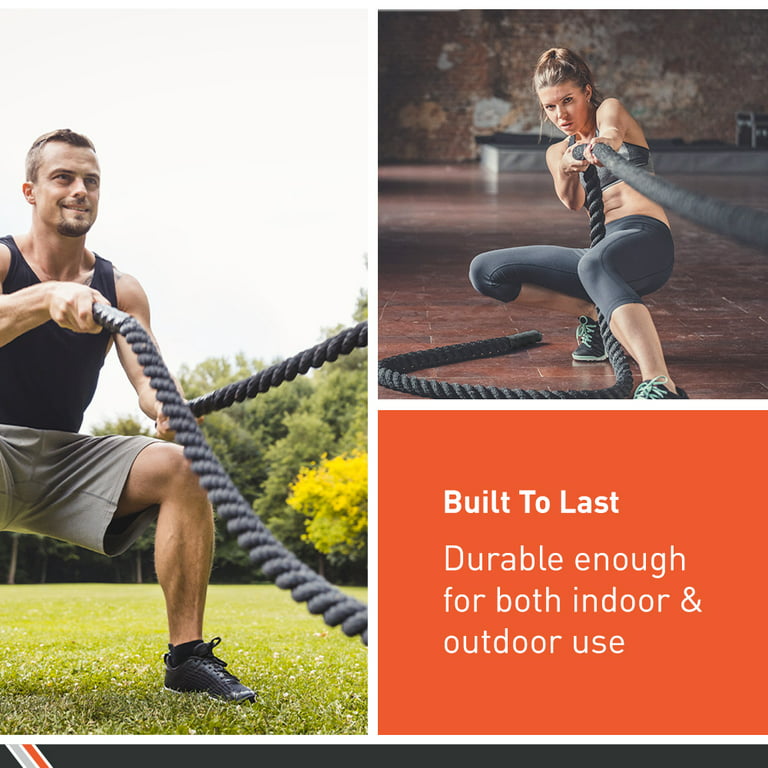 Corde Ondulatoire Musculation™ - Battle Rope Fitness – Fit Super-Humain