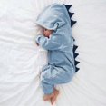 thumbnail image 1 of Toddler Kids Dinosaur Romper Pyjamas Long Sleeve Hooded Jumpsuit Sleepwear zhangyuxiang LED, 1 of 2