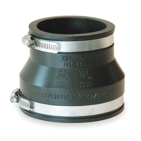 Manufacturer Varies Coupling PVC 5 in 3 in For Pipe