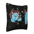thumbnail image 2 of ZICANCN Funny Monster Cute Shush Decorative Throw Pillow Covers, Bed Couch Sofa Decorative Knit Pillow Covers for Living Room Farmhouse, 24"x24", 2 of 8
