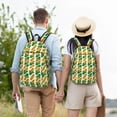thumbnail image 6 of Lsque Corn 8 Pattern Canvas Daypack, Durable Backpack, High-quality Versatile Backpack,Vintage Compact Backpack-Medium, 6 of 6