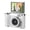 White, variant on Black Flip Screen Digital Camera 2.4 Inch Display 8X Zoom 1080P Hd Autofocus For Students And Beginners
