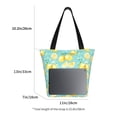 thumbnail image 4 of Kdxio Yellow Lemon Women Reusable Grocery Bags Foldable Ripstop,Reusable Shopping Bags for Shopping,Gym,Gift, 4 of 7