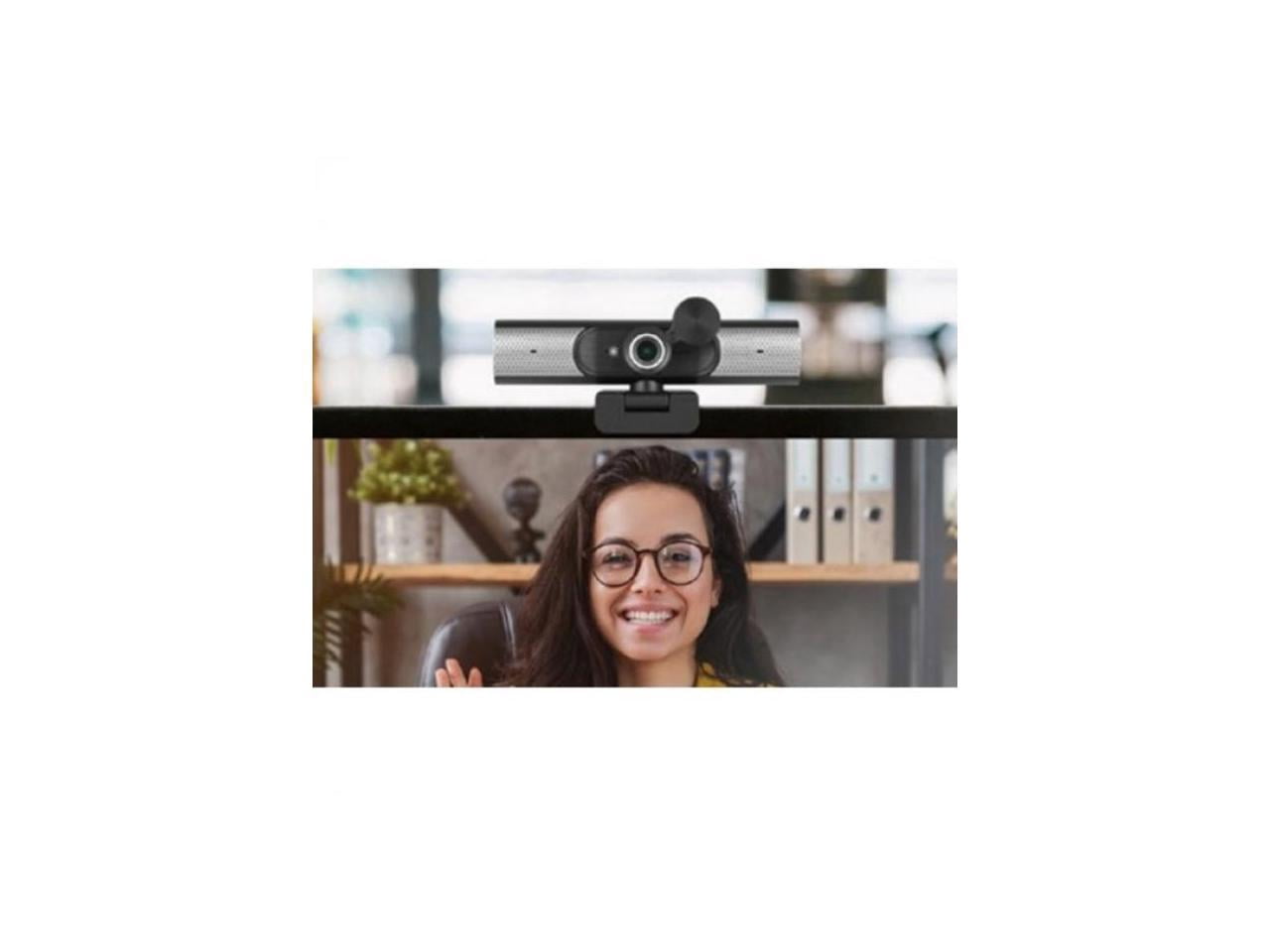 Aluratek USB HD 1080P Webcam w/ Omni-directional Mic and Built-in Speakers (AWCS06F)
