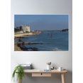 thumbnail image 2 of Martello Tower U & The Deben Estuary Poster Wall Art, Modern Wall Decor For Living Room Bedroom, 8x12 UNFRAMED, 2 of 3