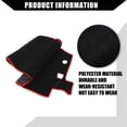 thumbnail image 6 of Unique Bargains Dash Cover for Audi TT 2007-2014 Center Console Dashboard Cover Mat Non-Slip Polyester Black Red 1 Pcs, 6 of 6