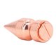 thumbnail image 4 of 5pcs Spikes High Platform Rose Gold Burr Free 9x25mm Electroplating Copper Clothing Cone Spikes for DIY Punk Style, 4 of 4