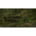 thumbnail image 2 of George Hendrik Breitner 24x15 Black Ornate Framed Double Matted Museum Art Print Titled: Meadow Landscape (C. 1880 - C. 1923), 2 of 5