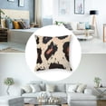 thumbnail image 5 of Cow Print Throw Pillow Covers Soft Corduroy Pillowcase  Decorative Cushion Cover Modern Square Cushion Cases for Living Room Bed Sofa Bedroom Pillow Included, 5 of 7