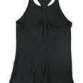 thumbnail image 2 of Reebok Womens Second-Skin Racerback Tank Top, Black, XX-Small, 2 of 2