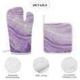 thumbnail image 4 of Colorful Marble Pattern Oven And Pot Holders Sets, Heat Resistant Pads Kitchen Decor for Cooking Baking BBQ Grilling, Christmas Kitchen Gifts, 4 of 6