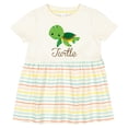 thumbnail image 3 of Inktastic Little Turtle Girls Baby Dress, 3 of 5