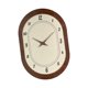 thumbnail image 5 of Reloj de pared sencillo, silencioso, sin tictac, decoración del hogar, arte de pared de 40 cm/15,75 pulgadas para Oval, 5 of 9