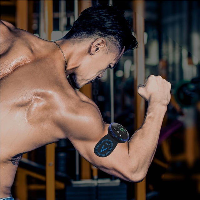 Abs Stimulator Arm Training Muscle Toner USB Charging Fitness Abs Stimulating Belt Training Device for Muscle