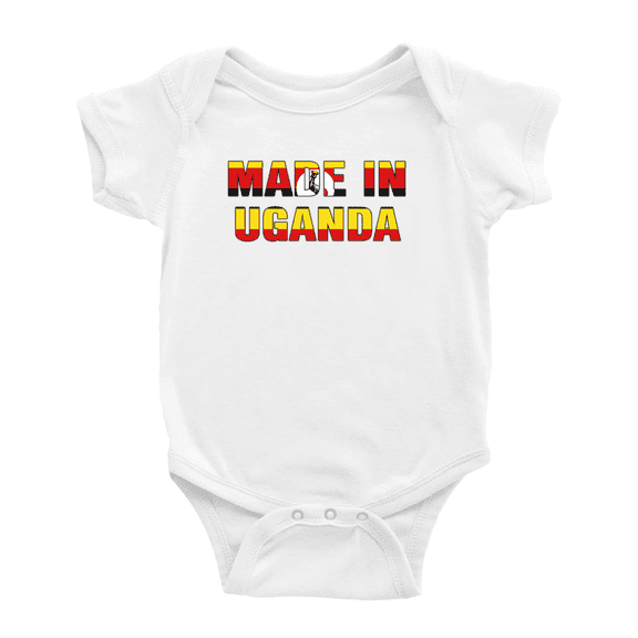 Made In Uganda Cute Baby Clothing Bodysuits Boy Girl Clothes