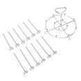 thumbnail image 5 of Support de Brochettes en Acier Inoxydable pour Barbecue Vertical Accessoires pour Friteuse de 6 Pintes, 5 of 5