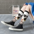 thumbnail image 3 of Lsque Cute Cartoon Kitten Printed Crew Socks Men's Women's LightWeight Thin Casual Calf Socks ,Knee High Socks,Cotton Socks, 3 of 9