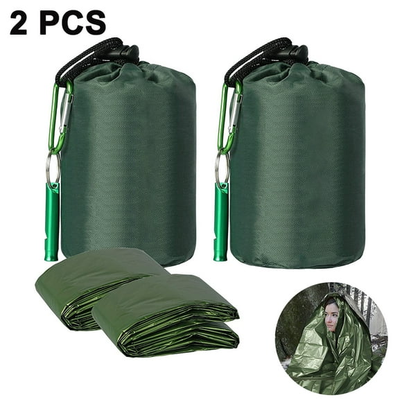 Emergency Sleeping Bag Waterproof Lightweight Thermal Bivy Sack Survival Blanket Bags