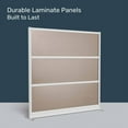 thumbnail image 3 of Luxor Oakwood Modular Wall Room Divider System - 70" W x 70" H, Freestanding, 3 of 7