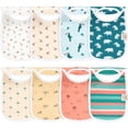 thumbnail image 1 of Baberos KeaBabies Hallo Baby Drool, paquete de 8 unidades, unisex, 1 of 9