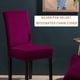 thumbnail image 5 of Cubierta de silla de comedor elástica Multicolor Resistente al desgaste Universal Los Four Seasons Simple Style Recliner SlightCovers Suministros para el hogar Charm Púrpura Vogacara HA012485-06, 5 of 6