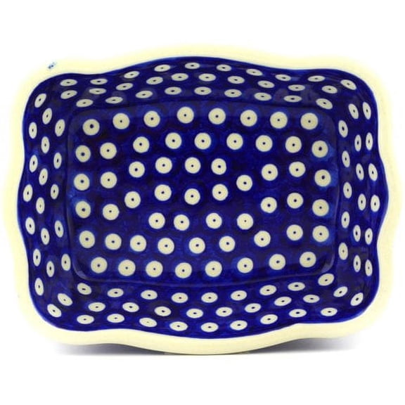 Polmedia Rectangular Non-Stick Polish Pottery Baker