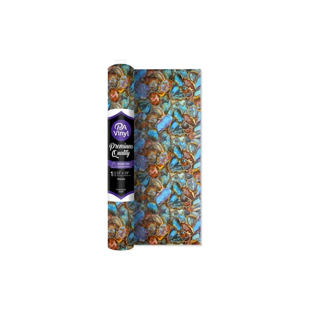 iron on vinyl 12x19 roll print marble walmartcom