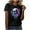 AK-Black&womens tops, variant on lcziwo Womens Cotton Basic Tees Tops Trendy Graphic Print Cute Shirts Casual Crewneck Short Sleeve T Shirt Vacation Pullover, Black, L