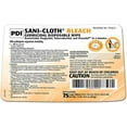 thumbnail image 4 of PDI Sani-Cloth Bleach Germicidal Disposable Wipes - Disinfecting Surface Cleaner for Bathroom, Hospitals, Healthcare facilities & High-Traffic Areas - 75 Large Wipes - (6” x 10.5”) - Pack of 1, 4 of 8