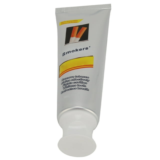 Pasta de dientes para fumadores, contenido neto de 100 ml de pasta de dientes para baos para limpieza bucal para hospitales dentales para el hogar LHCER Pasta de dientes inofensiva