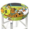 thumbnail image 3 of Lsque Scooby-Doo Round Bar chair cushion covers Velvet Fabric Premium Comfort Protects from Scratches and Stains for 14-17 Inch Chair- 13 inch, 3 of 7