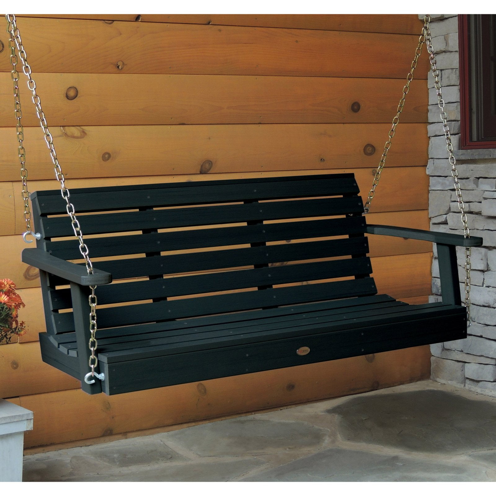 highwood Weatherly Recycled Plastic Porch Swing by Highwood-USA