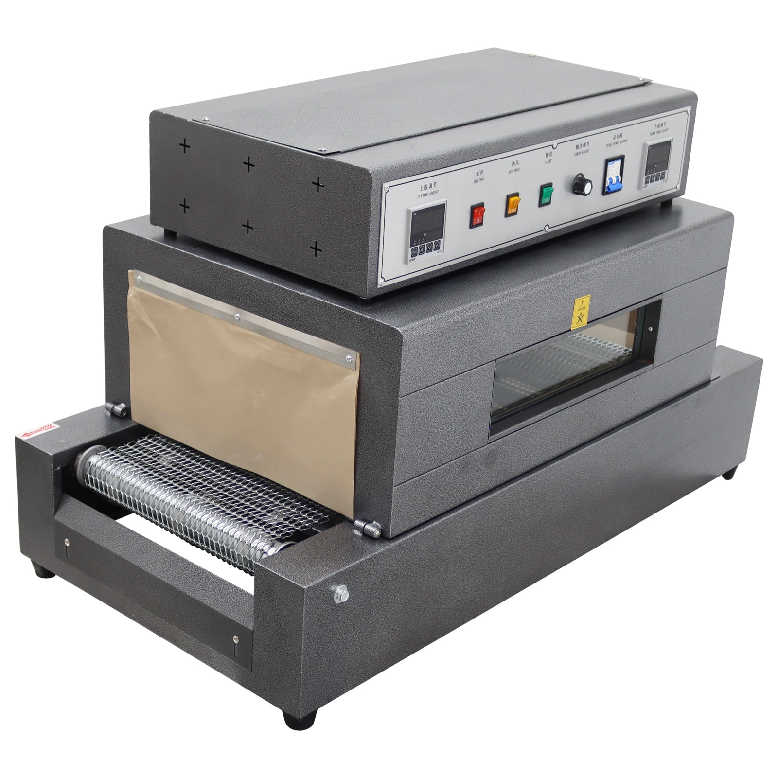 Visible Heat Shrink Wrap Machine Net Transmitted Heat Shrink Machine Tunnel Packaging Machine 220V