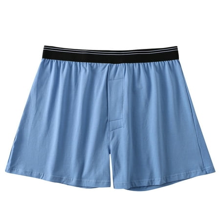 

Underwear Man Boxer Home Cotton Arrowhead Loose Plus Size Pajamas Shorts Underwears Blue XL