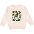 thumbnail image 2 of Inktastic Just a Girl Who Loves Pickles Toddler Sweatshirt, 2 of 4